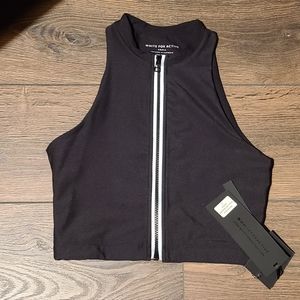 Full Zip Sports Bra - NWT